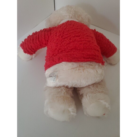 Vintage Hallmark Jingle Bear Teddy Musical Christmas Stuffed Scarf Plush Holiday - Picture 5 of 5